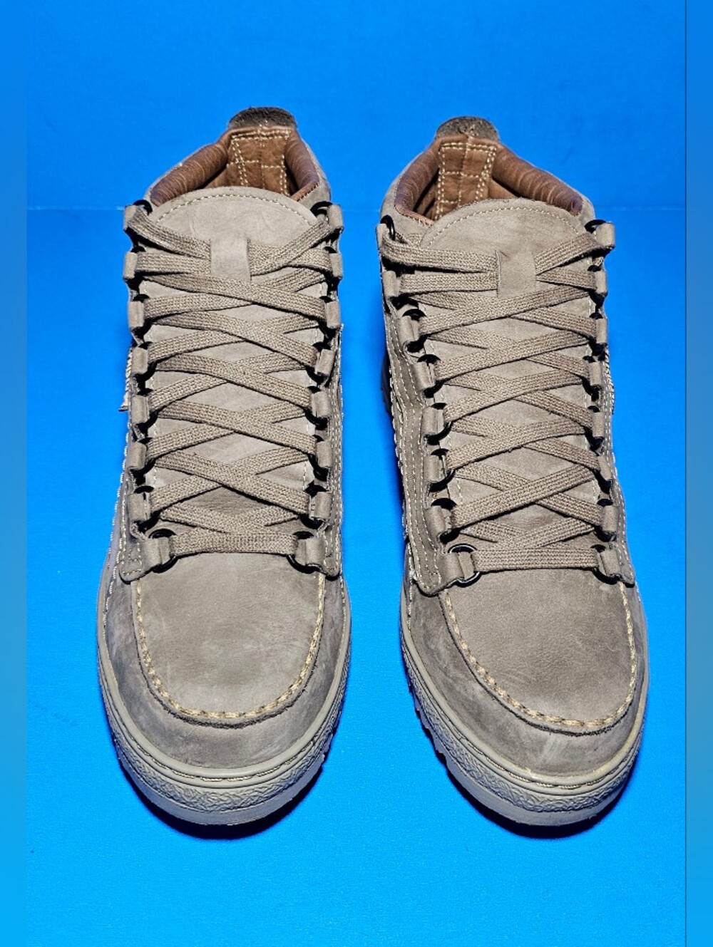 Mephisto Trampolins women's Green Olive Nubuck Leather hiking boots size 11 US